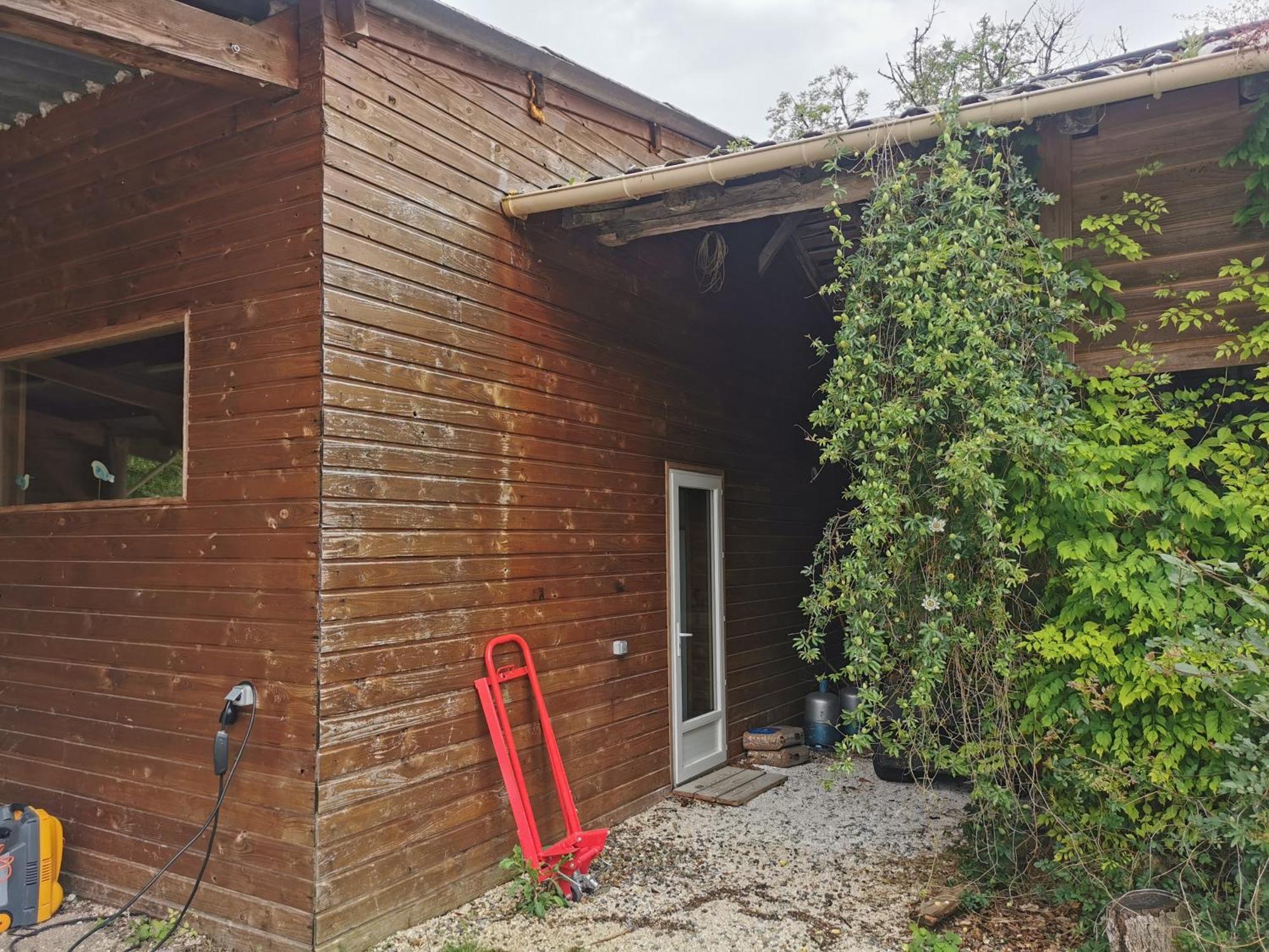 Gite Esprit Cabane Avec Spa Privatif Brassac  Buitenkant foto